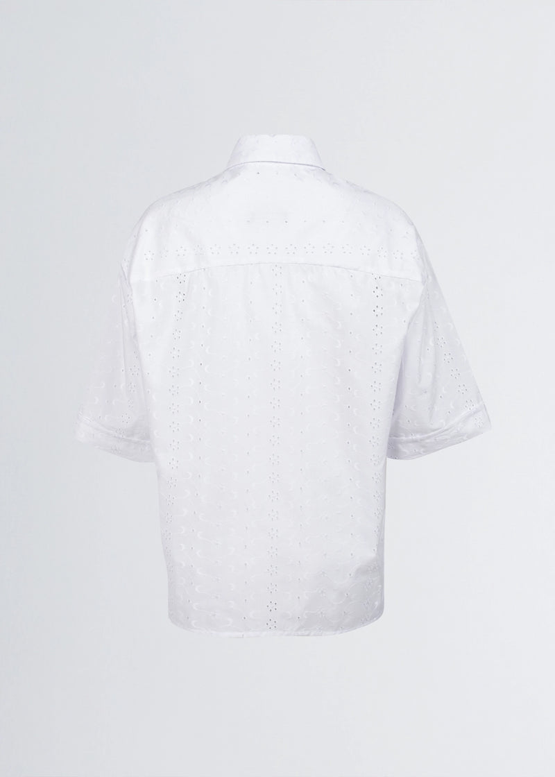 Paola T. Camicia In cotone sangallo Vendite stagionali