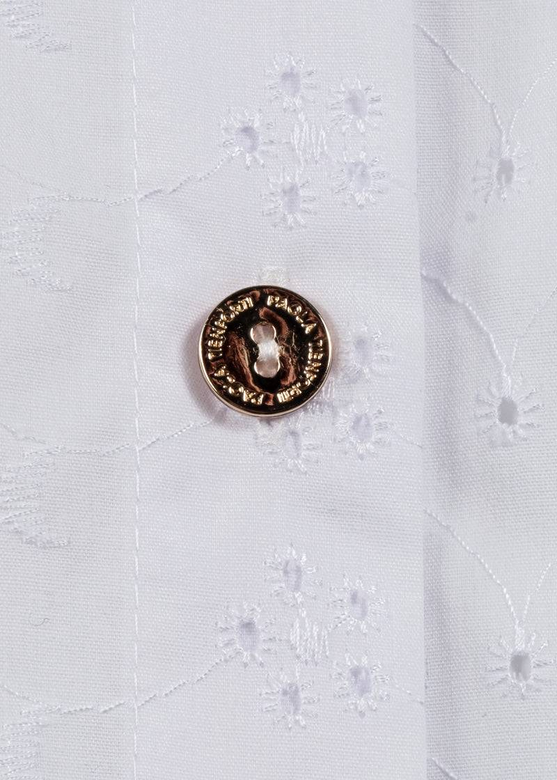 Paola T. Camicia In cotone sangallo Vendite stagionali