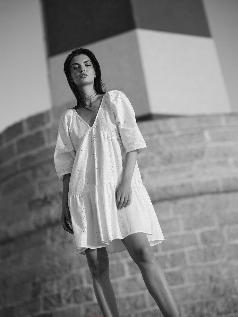 Paola T. Abito in cotone sangallo Black Friday
