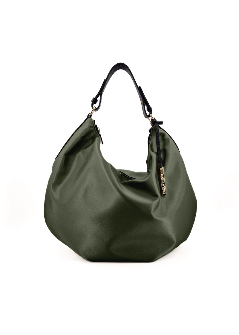 Paola T. Sacca in nylon con dettagli oro Offerte esclusive