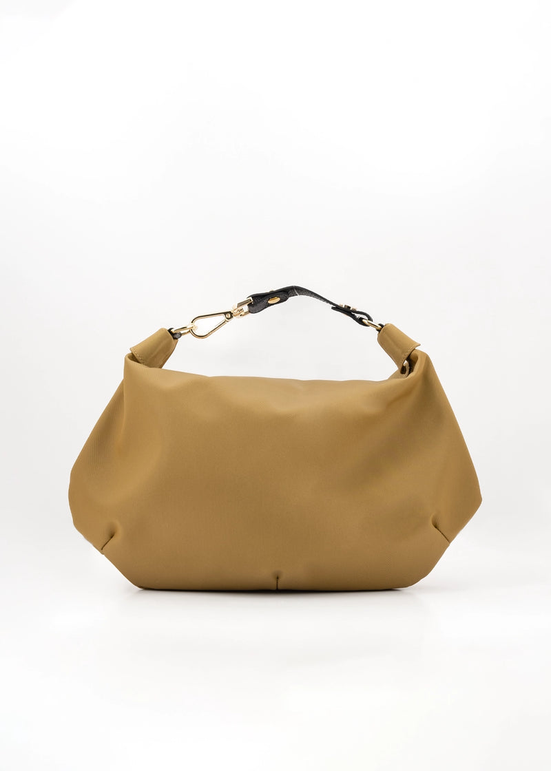 Paola T. Borsa a sacca in nylon con dettagli oro Fino al 50% di sconto
