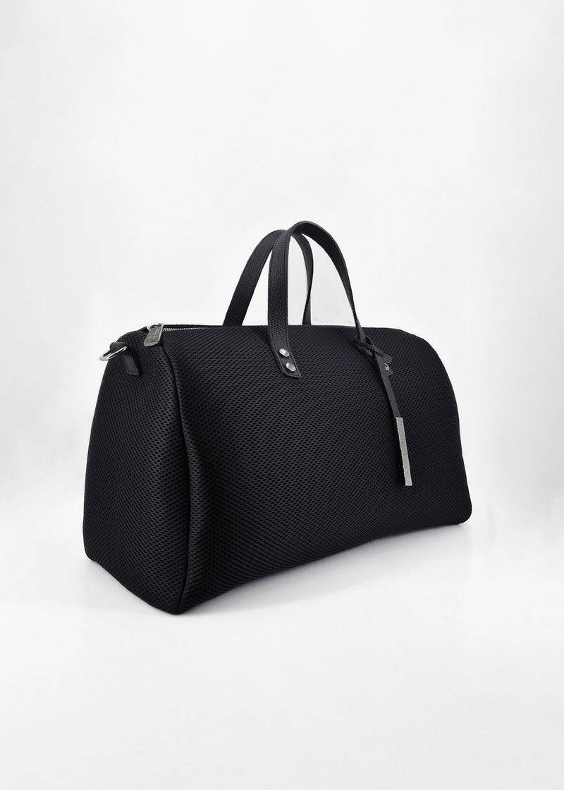 Paola T. Bauletto large in traforato con dettagli argento Only for today