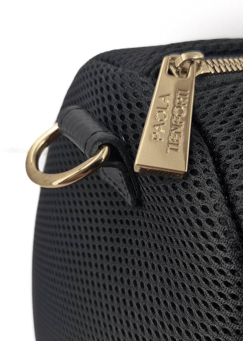 Paola T. Bauletto large in traforato con dettagli oro Offerta speciale della fabbrica