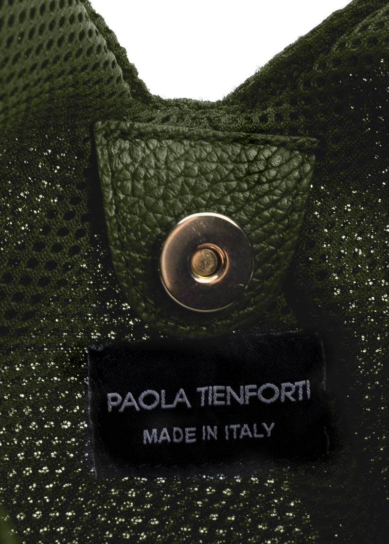 Paola T. Sacca hobo in traforato con dettagli oro Solo un giorno rimasto