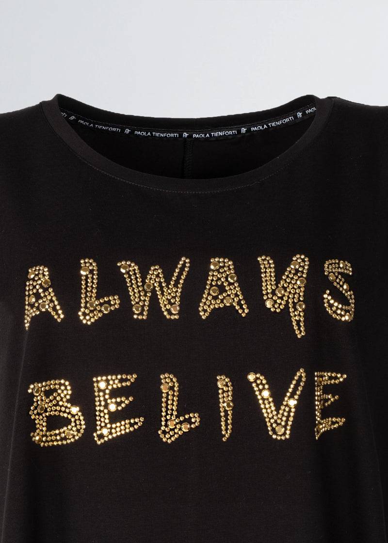 Paola T. T-shirt in cotone stretch Black Friday