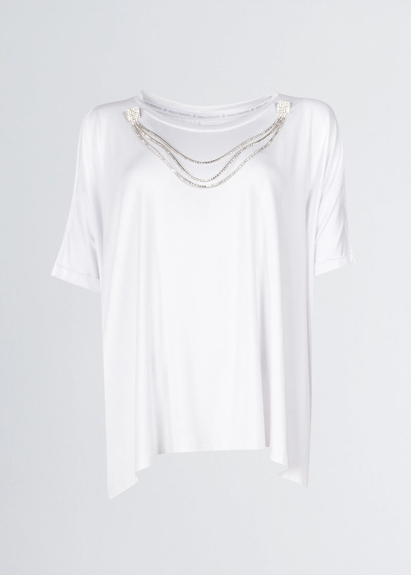 Paola T. Maglia in jersey di viscosa Offerta natalizia