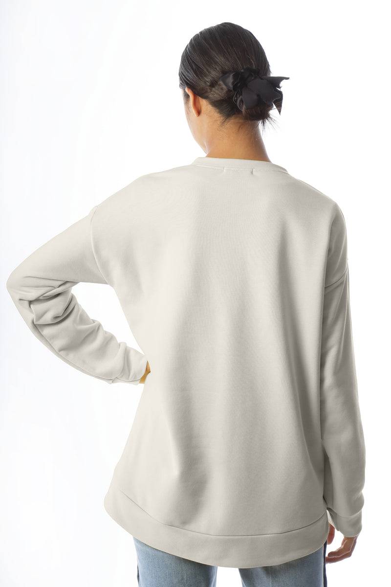 Paola T. Felpa in cotone stretch Super Saving Price