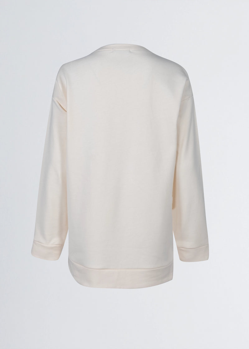 Paola T. Felpa in cotone stretch Super Saving Price