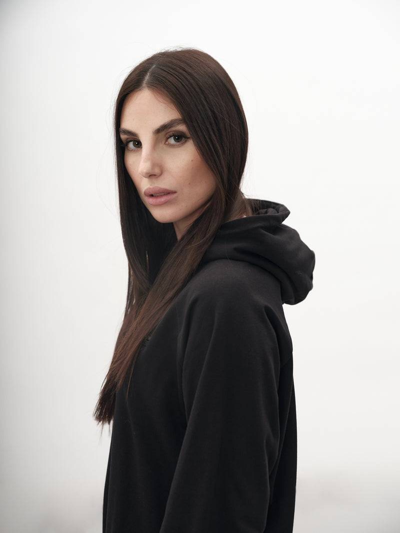 Paola T. Felpa oversize con cappuccio Rilascio limitato