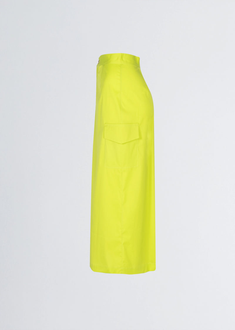 Paola T. Gonna in cotone stretch con tasconi Ultimo giorno