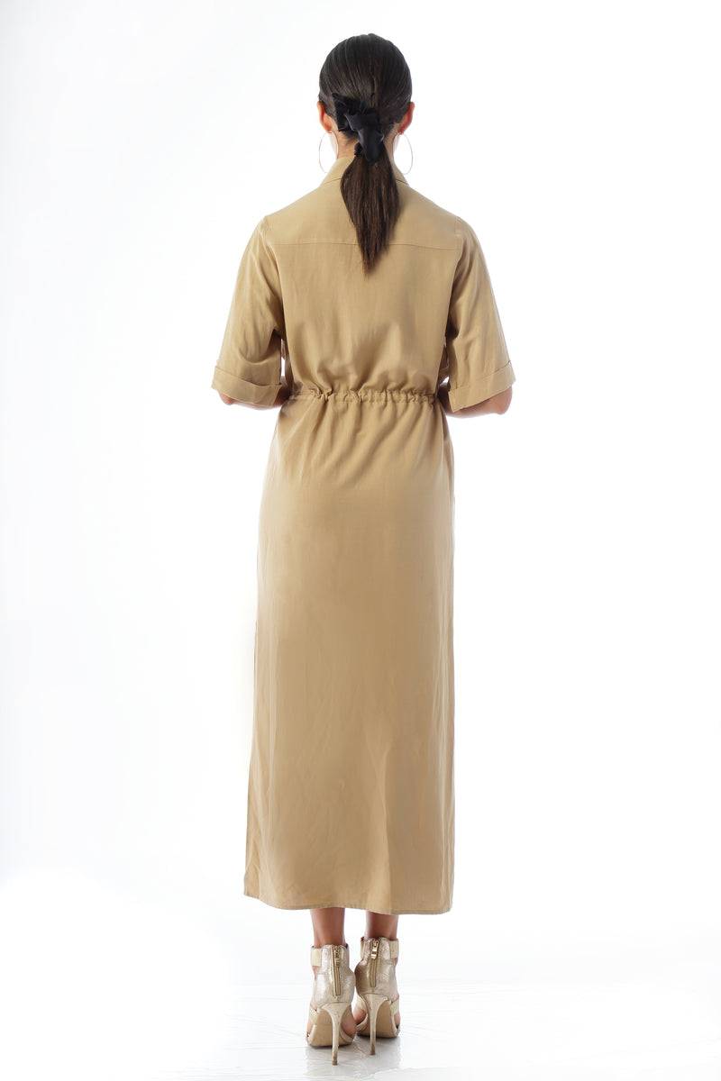 Paola T. Abito chemisier con coulisse Fino al 60% di sconto
