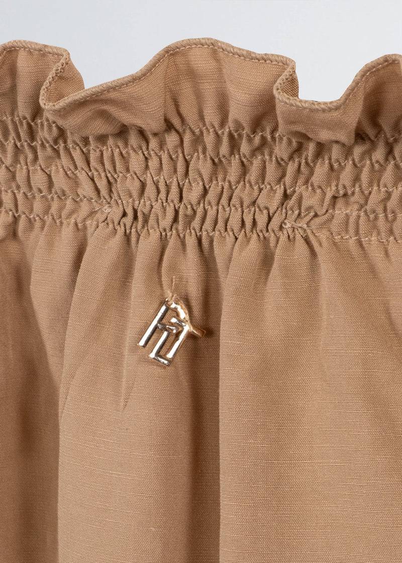 Paola T. Abito lungo lino e viscosa Fino al 65% di sconto