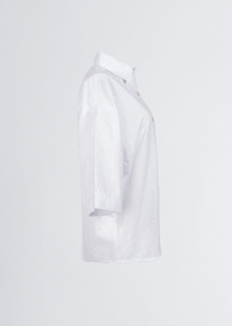 Paola T. Camicia In cotone sangallo Black Friday