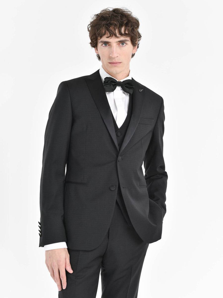 ﻿Paoloni Abito con gilet microstruttura jaquard in lana 110` Hotsell