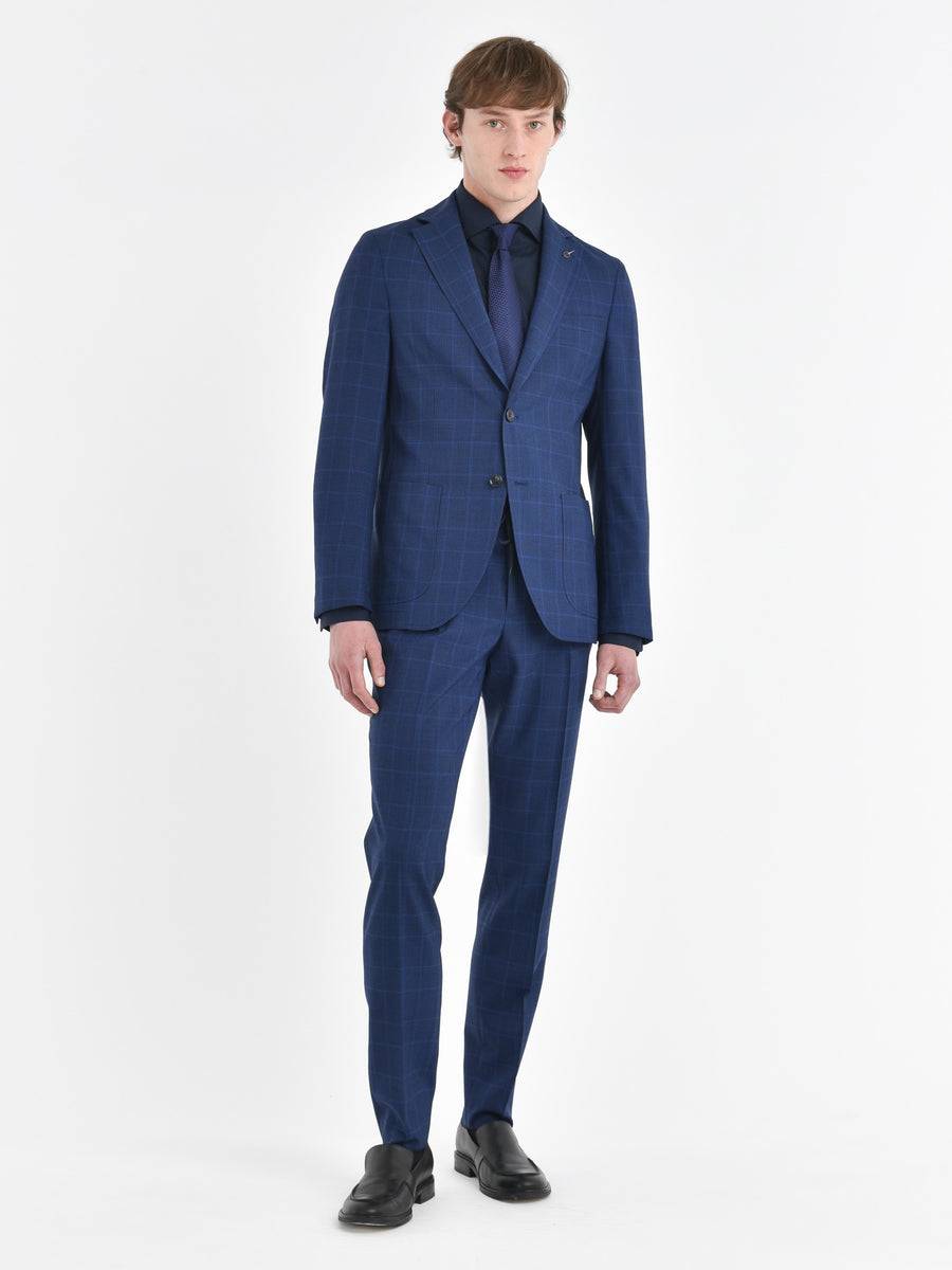 Paoloni Abito sfoderato check 'ton sur ton' Promozione