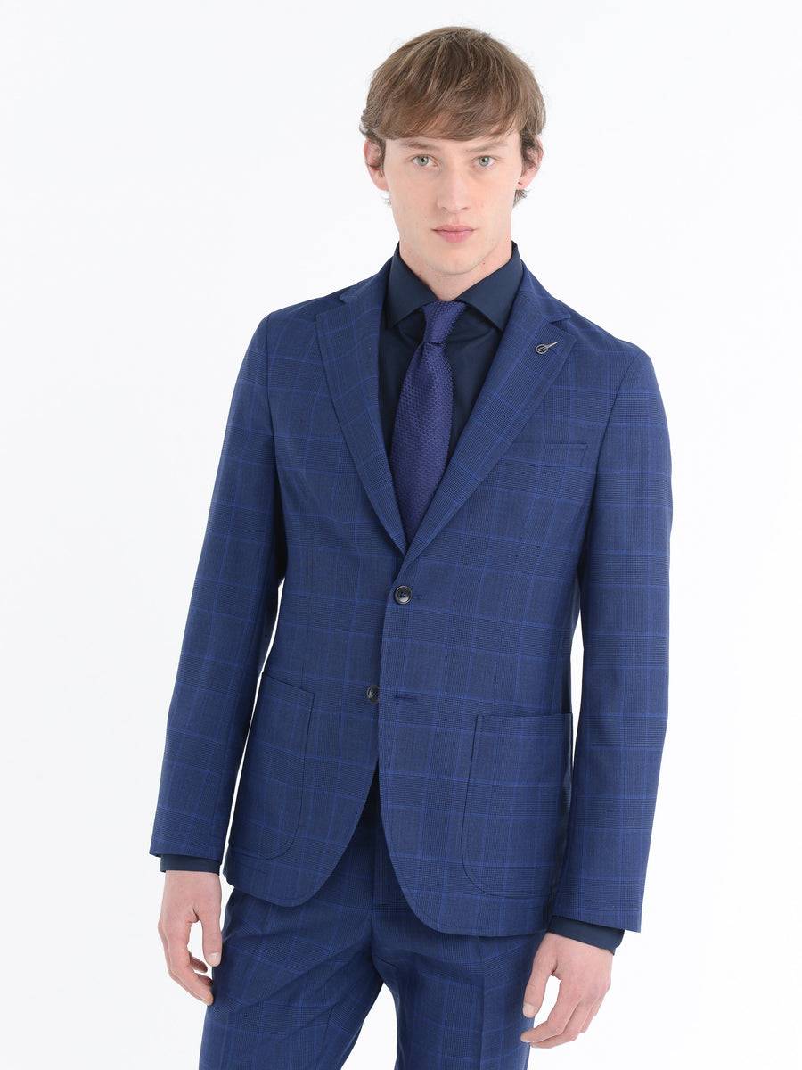 Paoloni Abito sfoderato check 'ton sur ton' Promozione