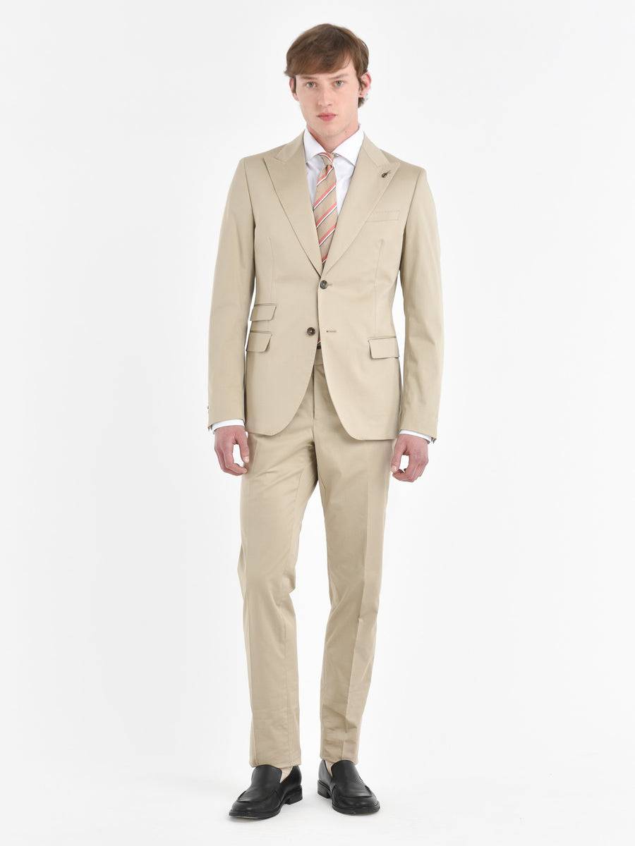 Paoloni Abito slim raso di cotone stretch In Linea