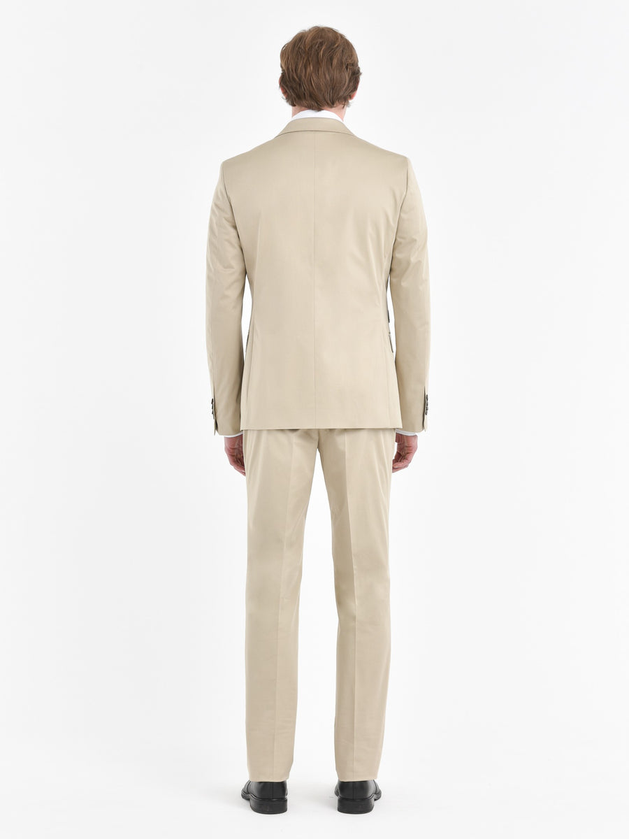 Paoloni Abito slim raso di cotone stretch In Linea