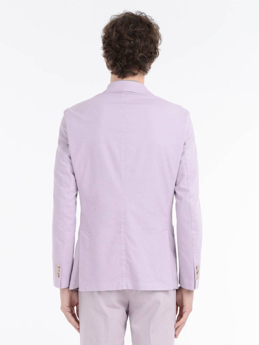 Paoloni Giacca doppiopetto misto cotone stretch Sottocosto