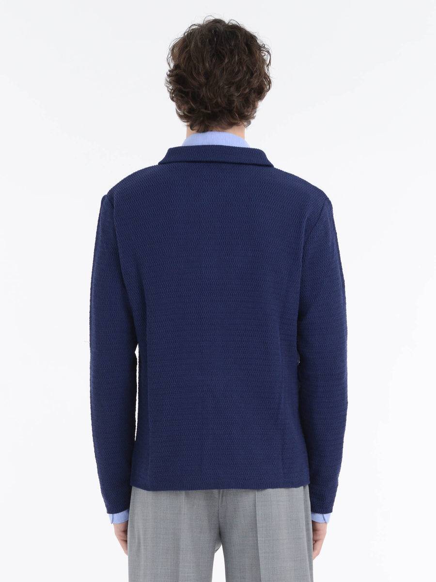 Paoloni Overshirt in maglia misto cotone Online