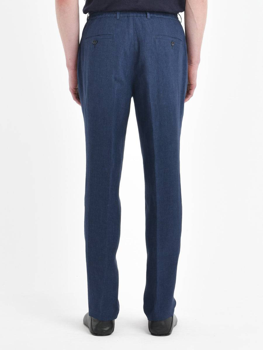 Paoloni Pantalone jogging lino delavè Saldi