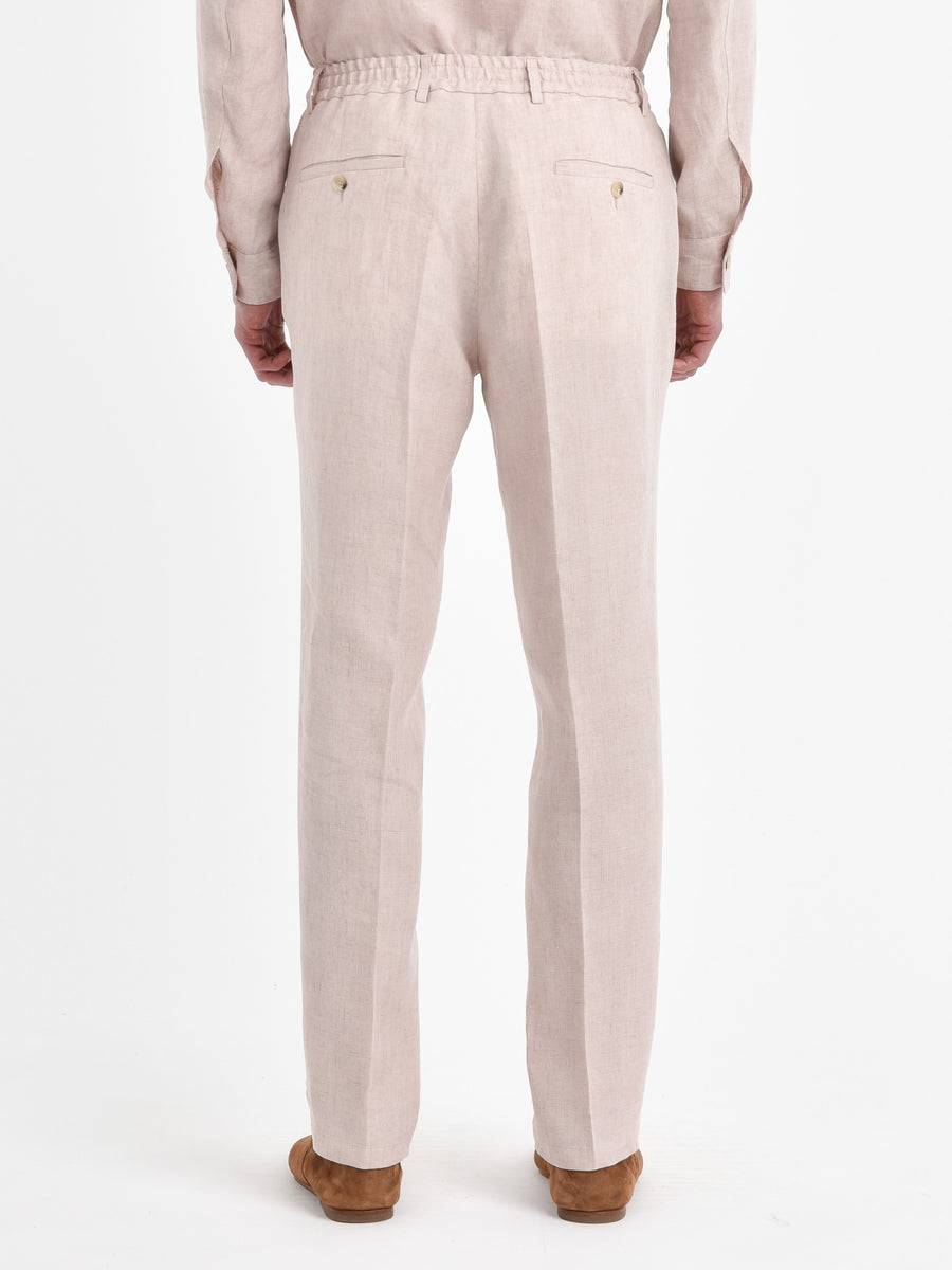 Paoloni Pantalone jogging lino delavè Offerte