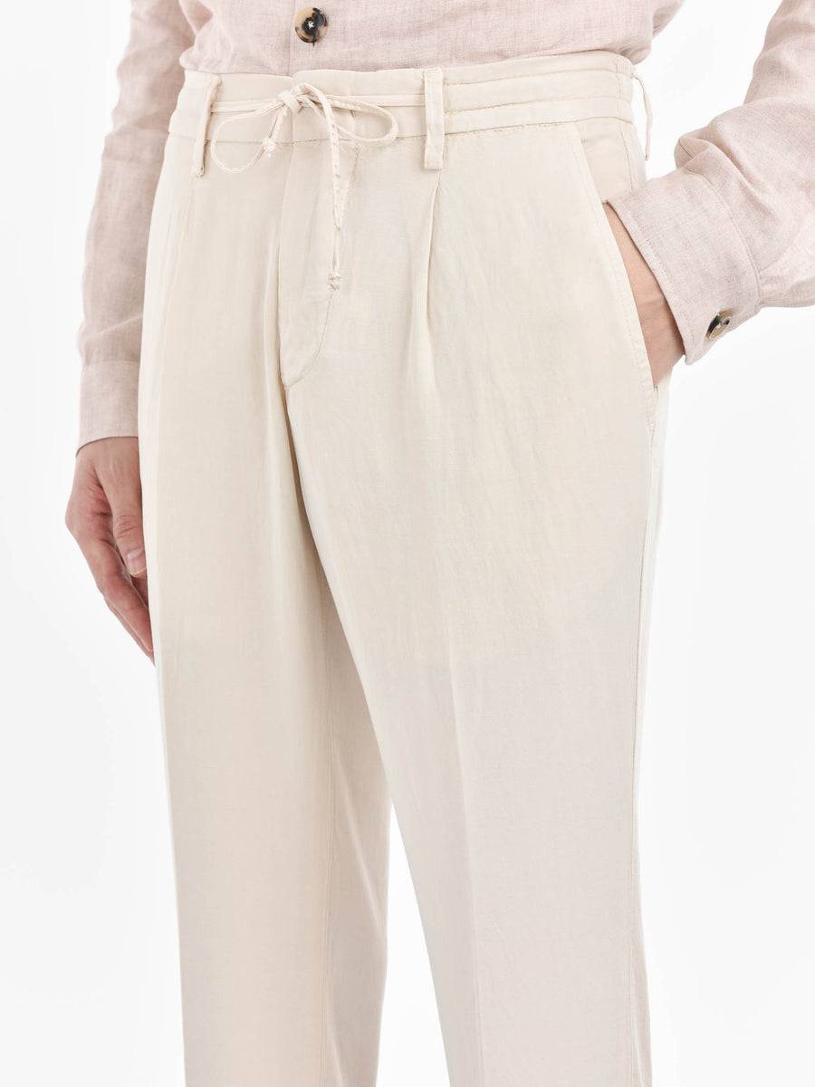 Paoloni Pantalone jogging gabardina misto cotone Italia