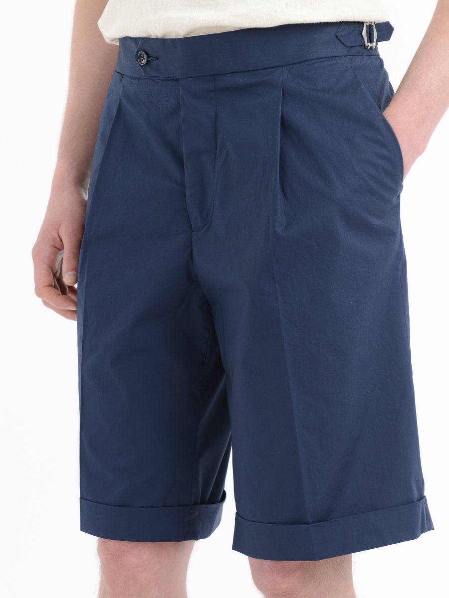 Paoloni Bermuda con risvolto cotone stretch Qualità