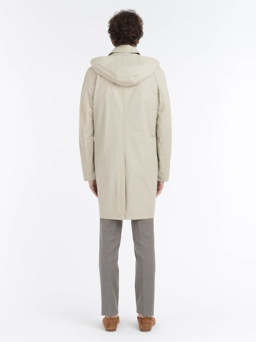 Paoloni Trench sfoderato gabardina tecnica misto cotone Fino Al -60%