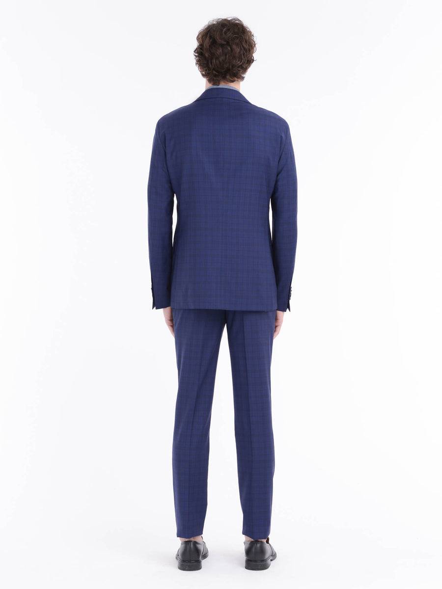 Paoloni Abito slim check lana 100`S Outlet