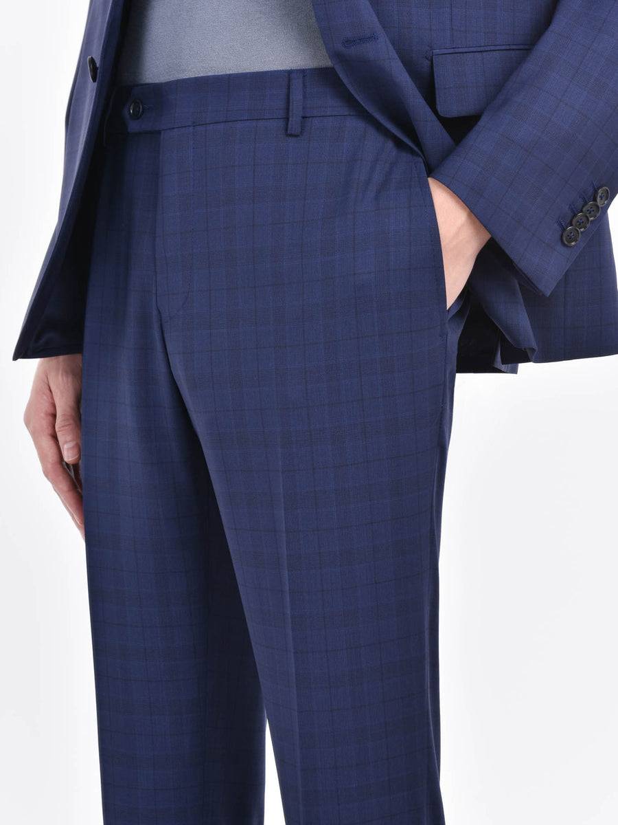 Paoloni Abito slim check lana 100`S Outlet