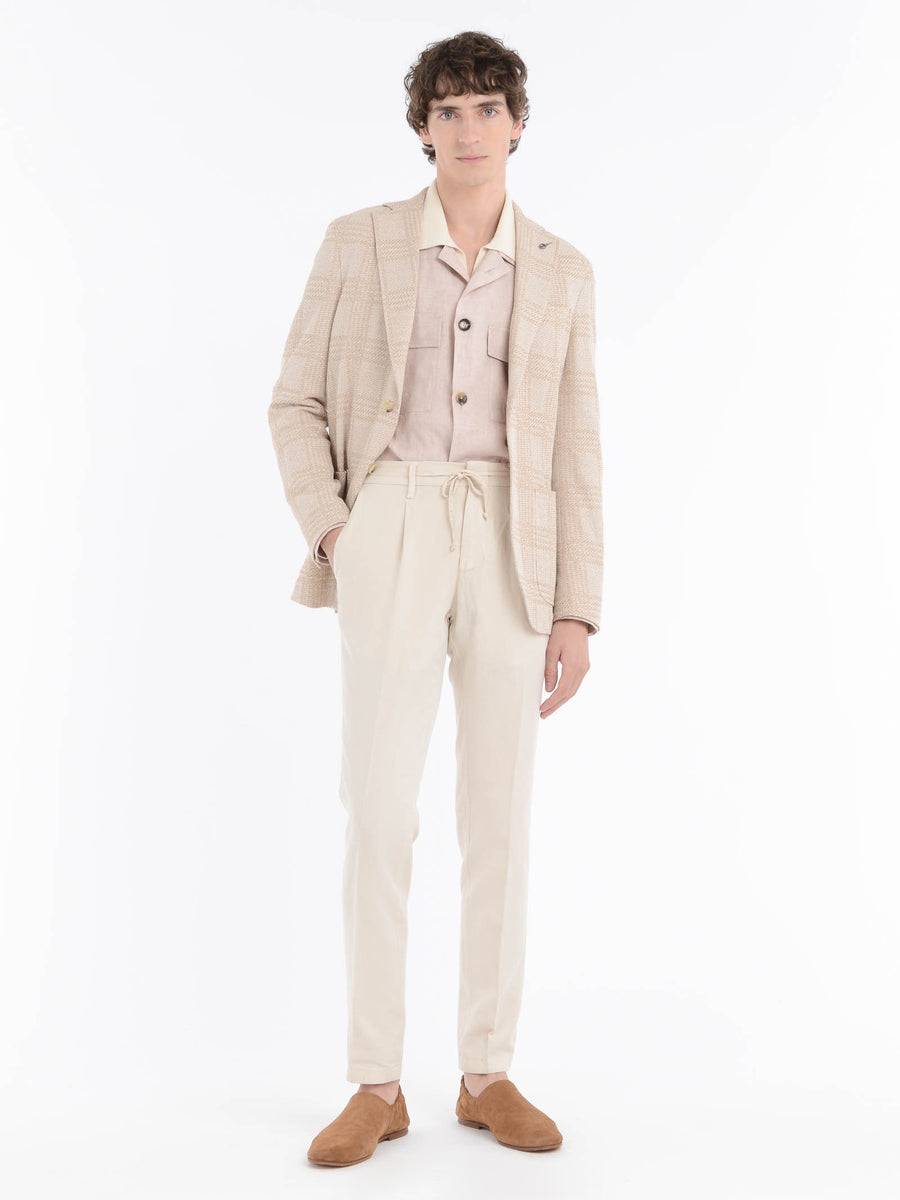 Paoloni Pantalone jogging gabardina misto cotone Nuova