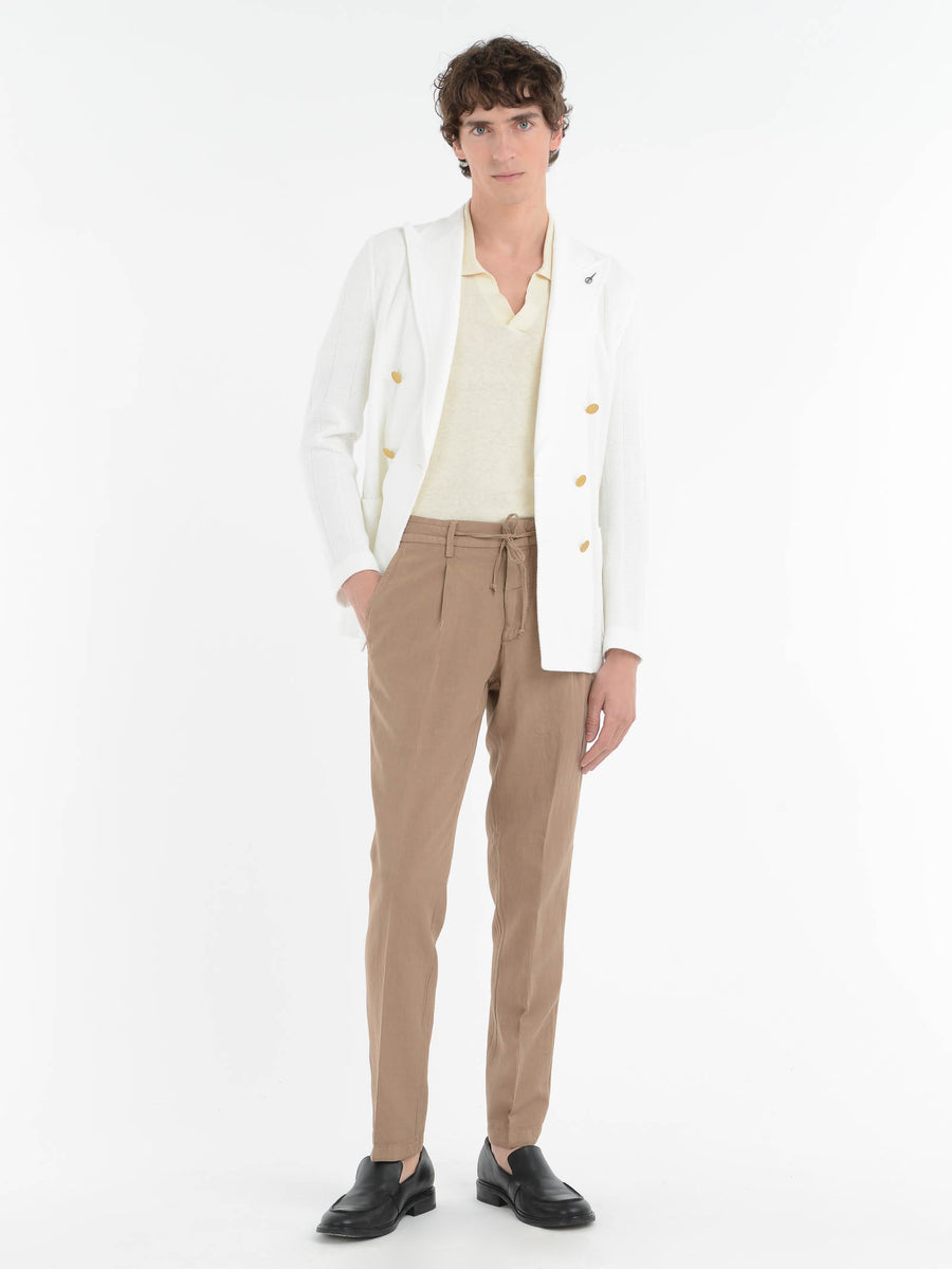 Paoloni Pantalone jogging gabardina misto cotone 2025
