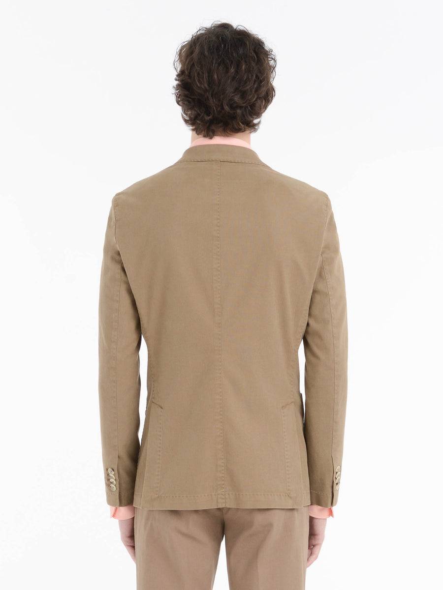 Paoloni Giacca doppiopetto misto cotone stretch Fino Al -60%