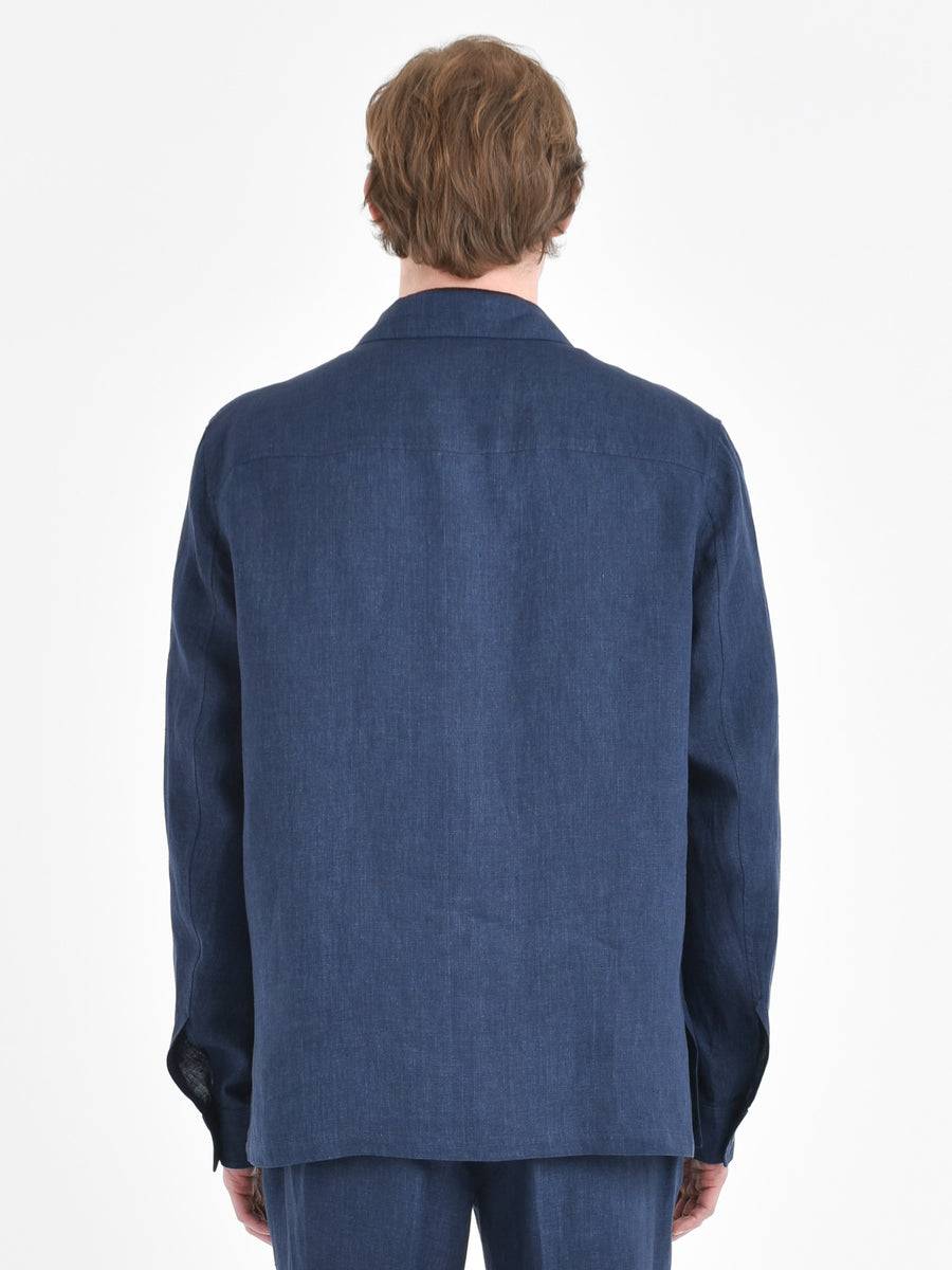 Paoloni Overshirt lino delavè Economico