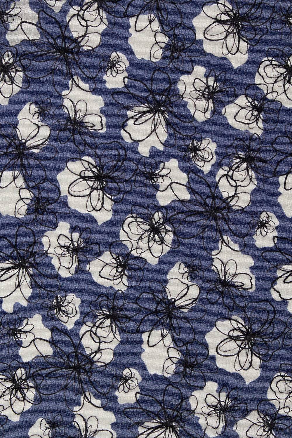 ﻿Piazza Sempione Abito con collo a foulard stampa fiori Hotsell