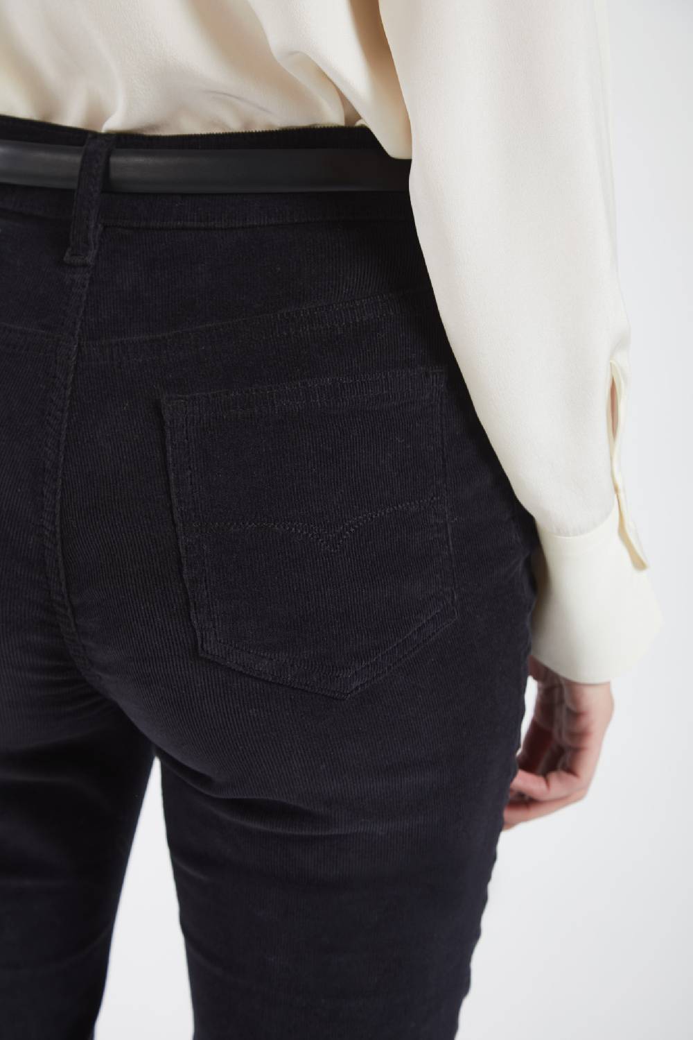 Piazza Sempione JENNIFER Pantalone bootcut con ricamo monogram Nuovo
