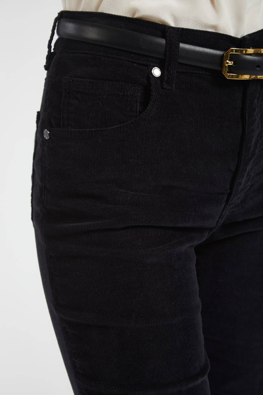 Piazza Sempione JENNIFER Pantalone bootcut con ricamo monogram Nuovo