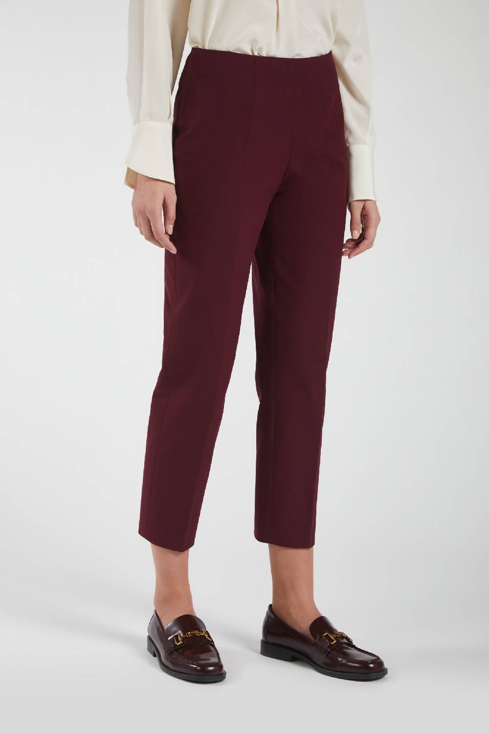 Piazza Sempione AUDREY Pantalone in cotone bielastico Sconto