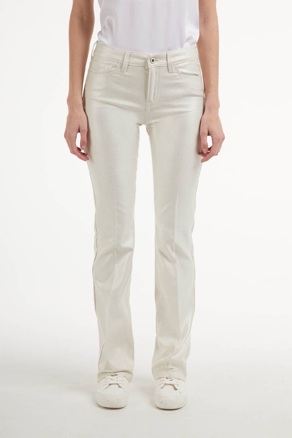Piazza Sempione JENNIFER Pantalone bootcut effetto acqua Prezzo Ridotto