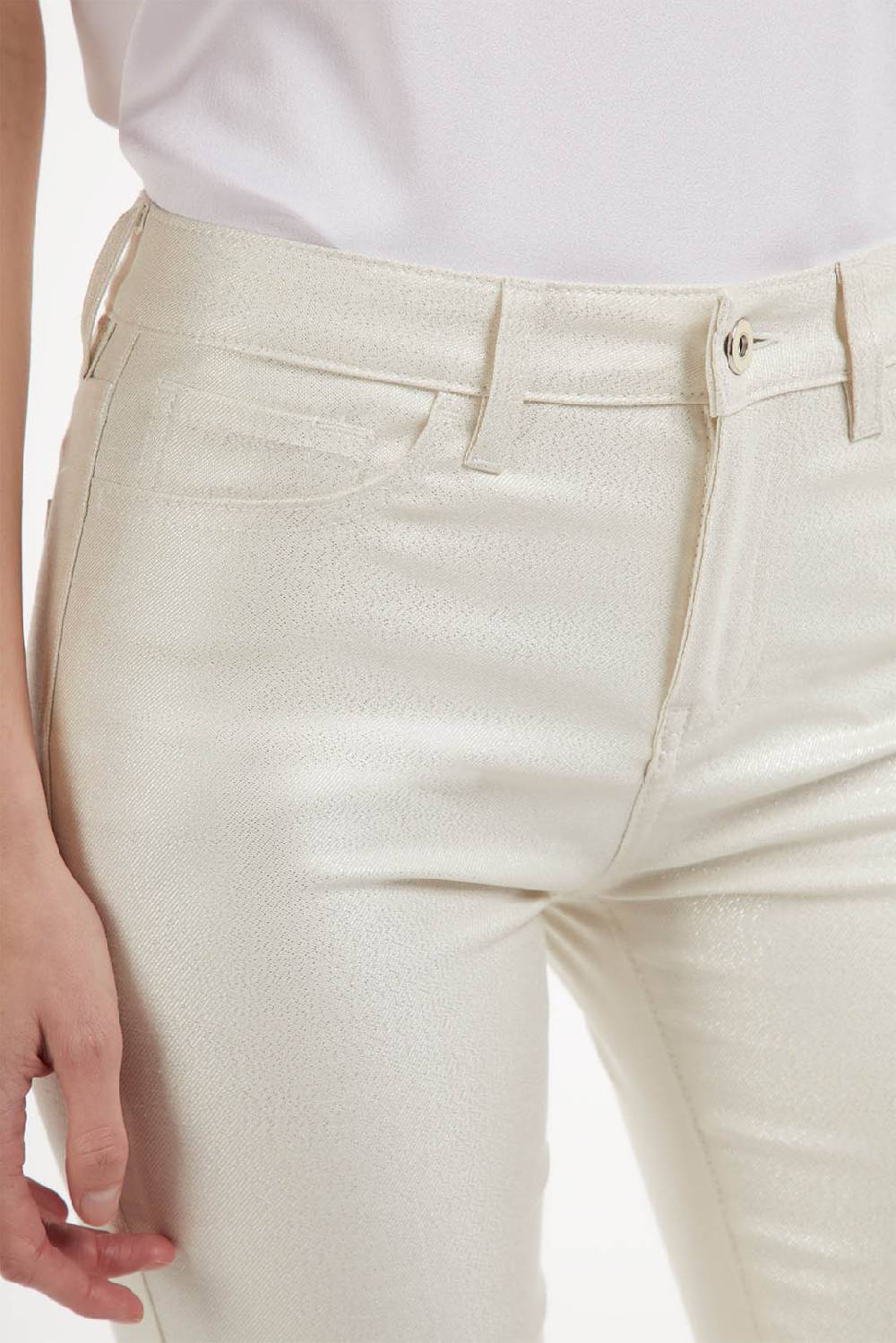 Piazza Sempione JENNIFER Pantalone bootcut effetto acqua Prezzo Ridotto