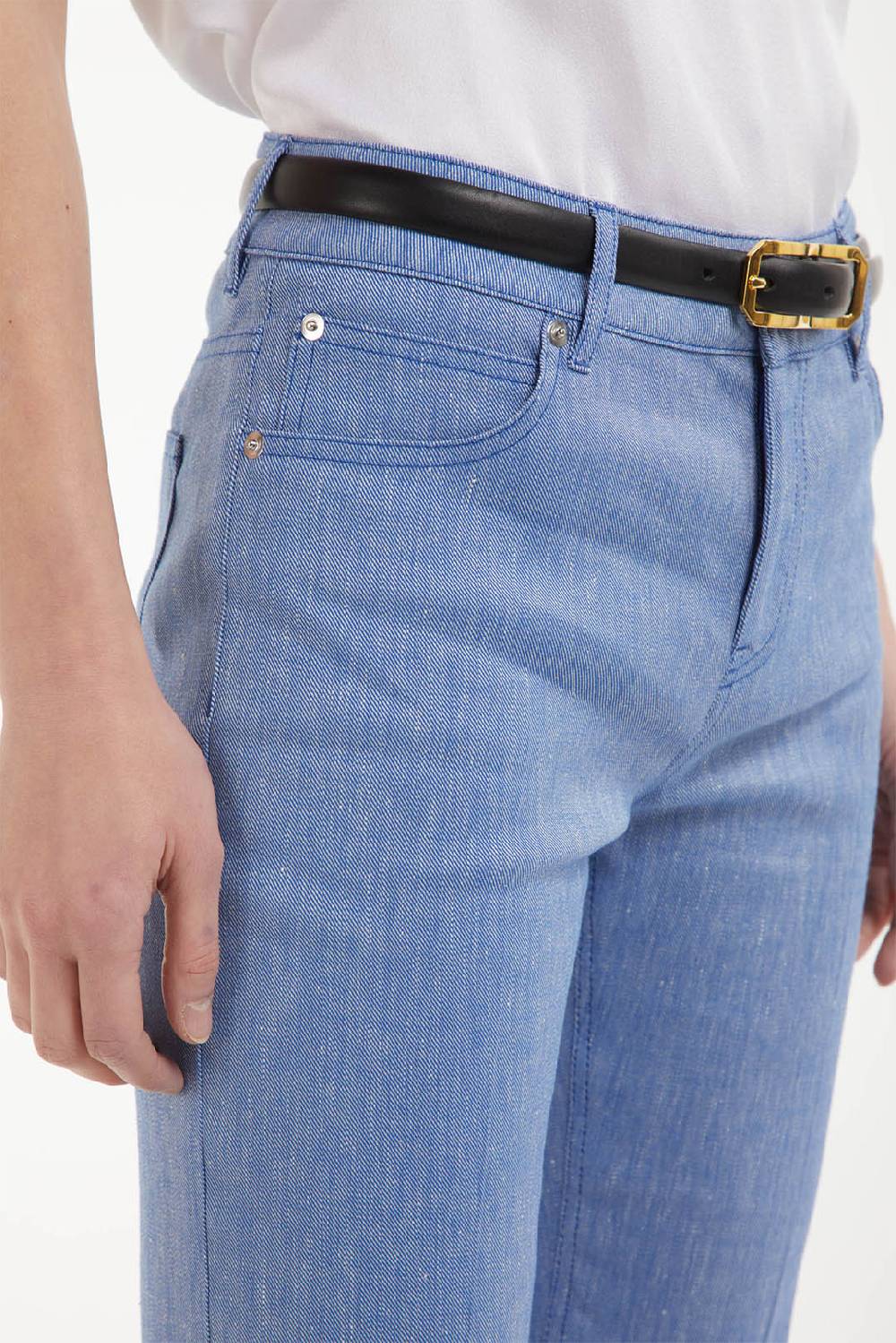 Piazza Sempione OLIVIA Pantalone 5 tasche effetto denim Convenienza