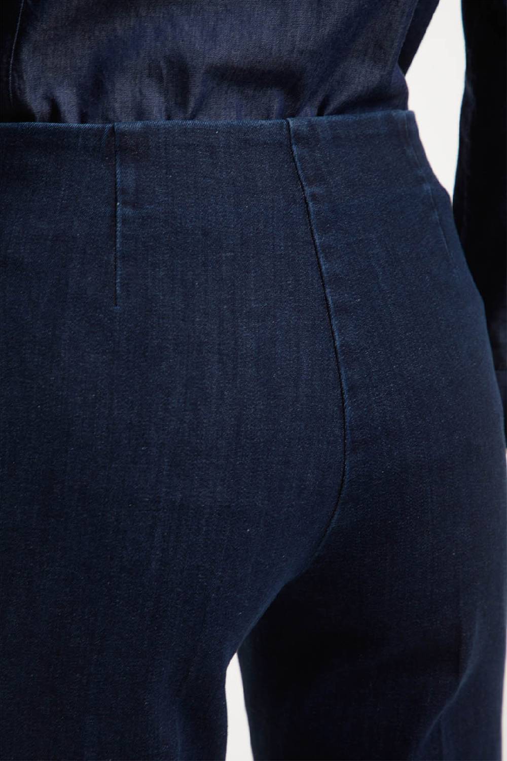 Piazza Sempione AUDREY pantalone iconico AUDREY in denim blu elasticizzato Economico