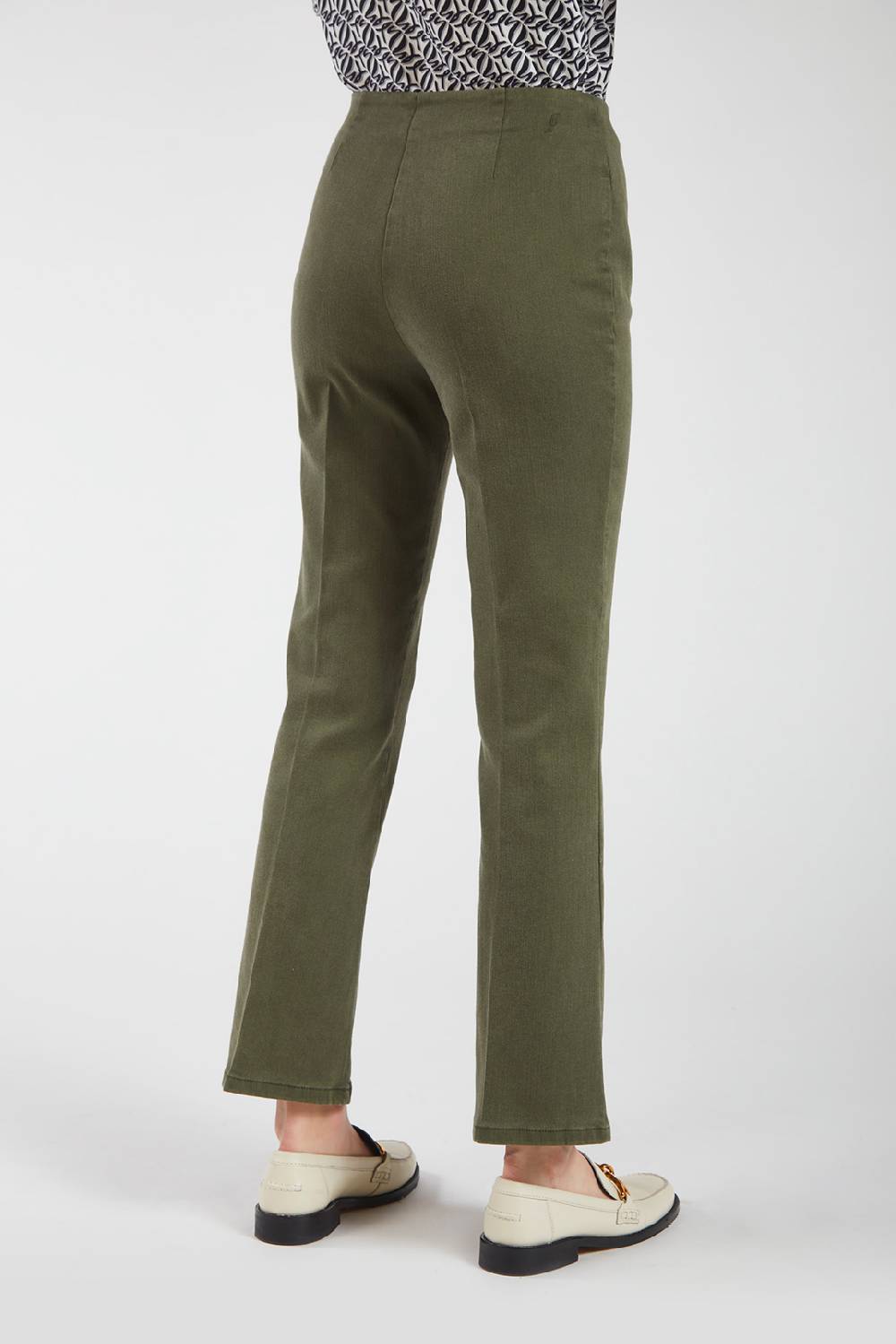 Piazza Sempione GRACE Pantalone cropped flare Italy