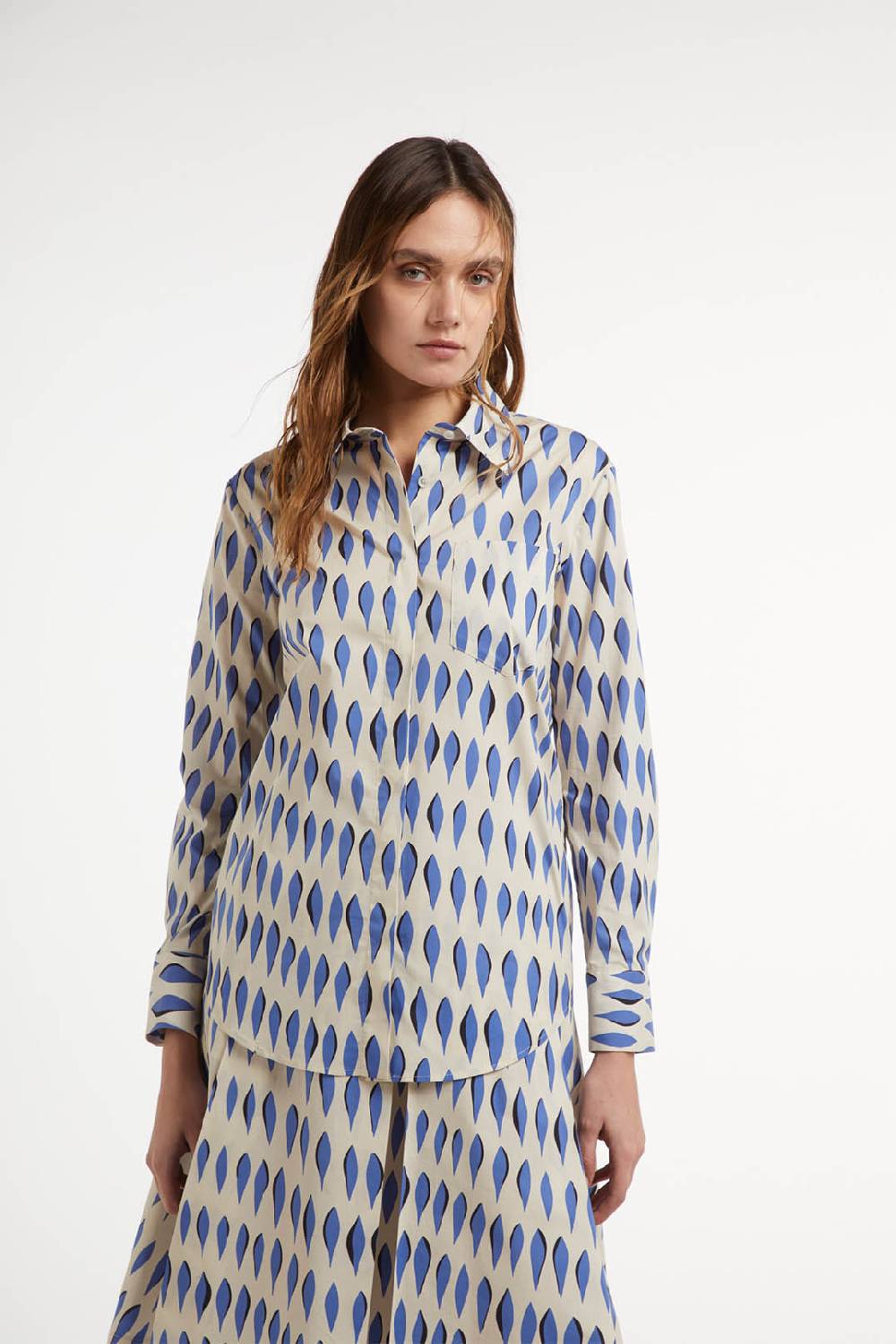 Piazza Sempione Camicia con stampa ogive Saldi