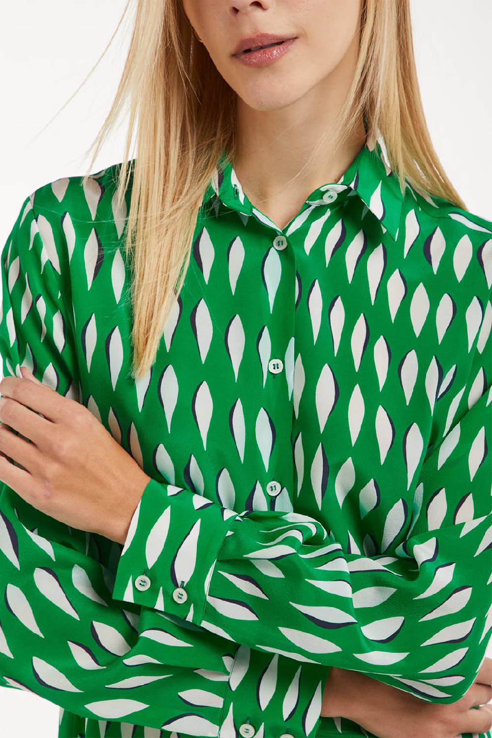 Piazza Sempione Camicia stampa ogive Saldi Di Fabbrica
