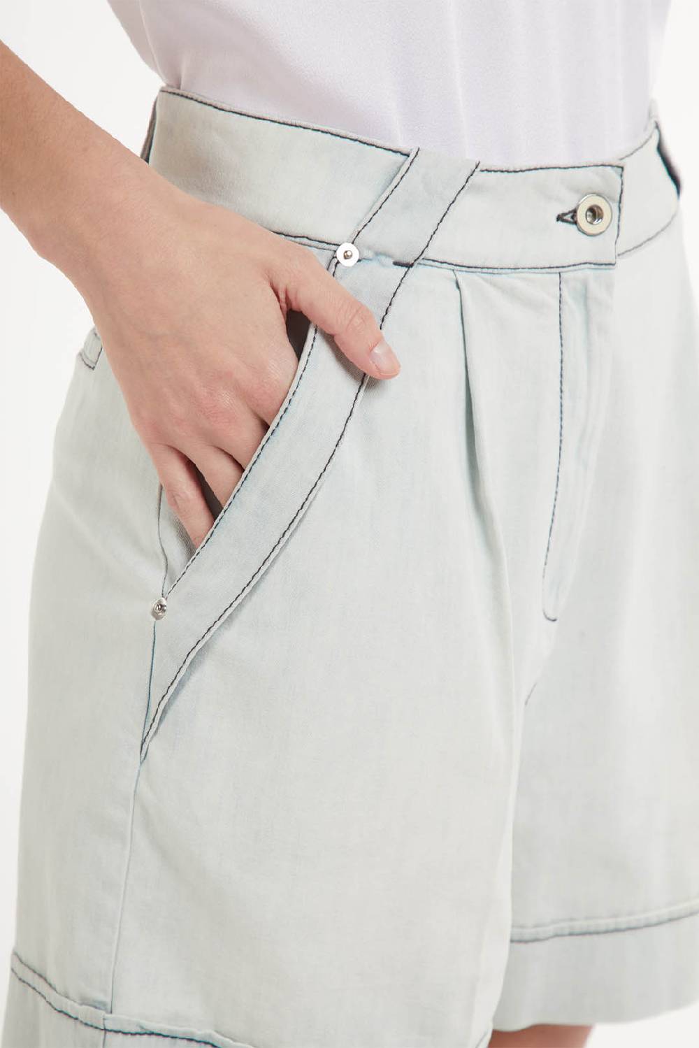 Piazza Sempione JULIA Bermuda in denim Offerte