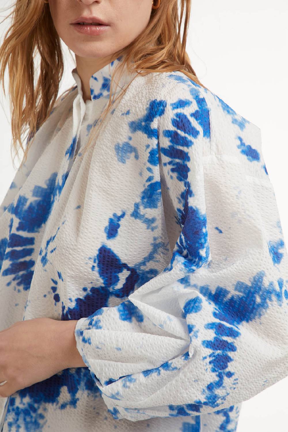 Piazza Sempione Camicia con stampa tie dye Nuovo