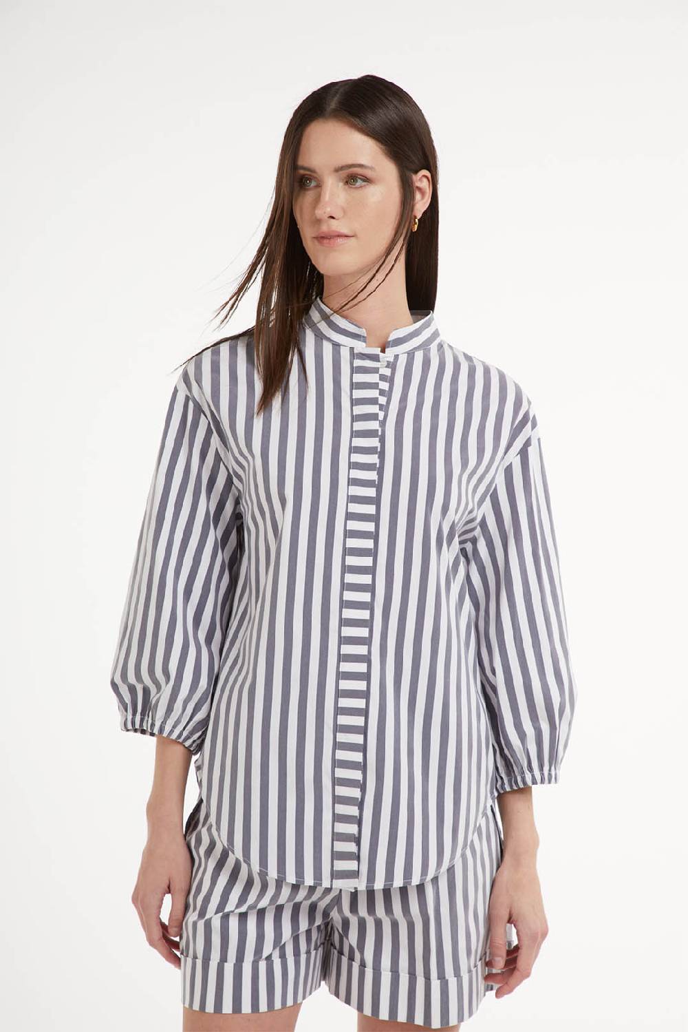 Piazza Sempione Camicia a righe verticali Qualità
