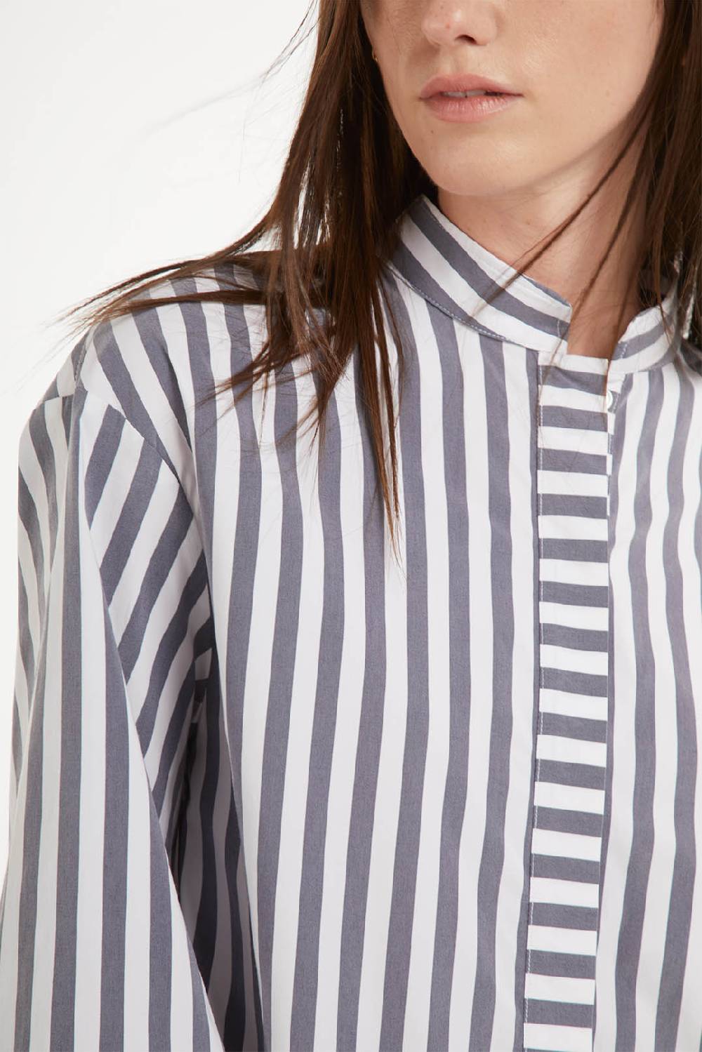 Piazza Sempione Camicia a righe verticali Qualità